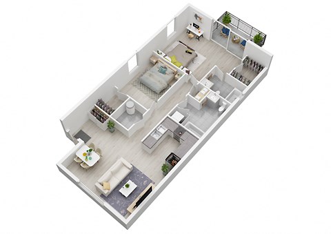 2 bed 2 bath flat at The Reserve at Pensacola